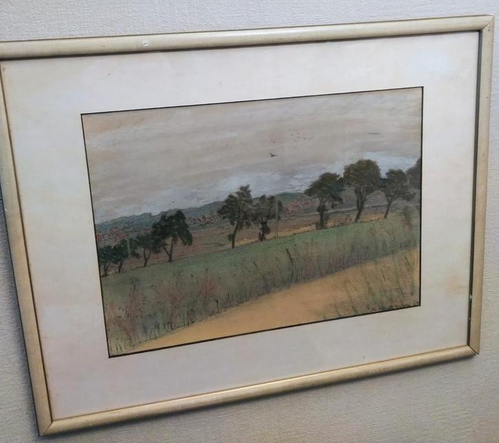 Oud schilderij, gesigneerd Buytendijk?, Antiek en Kunst, Kunst | Tekeningen en Foto's, Verzenden