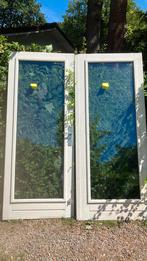 Openslaande deuren hardhout met hang en sluitwerk, Doe-het-zelf en Verbouw, Deuren en Horren, Ophalen, Gebruikt, 80 tot 100 cm