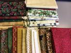 Mooie quiltlapjes voor kerstquilts, Hobby en Vrije tijd, Stoffen en Lappen, Ophalen, Zo goed als nieuw, Katoen
