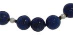 Lapis Lazuli parel armband 14k gouden slot vintage dames, Sieraden, Tassen en Uiterlijk, Antieke sieraden, Ophalen of Verzenden