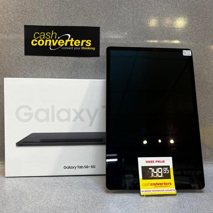 Samsung Galaxy Tab S8+ | 5G&128GB | +pen | SALE |322028, Computers en Software, Android Tablets, Zo goed als nieuw, Wi-Fi en Mobiel internet