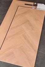 Hebeta Charente Visgraat XL Eiken Naturel pvc vloer, Ophalen, Crème, 75 m² of meer, PVC VLOEREN VISGRAAT