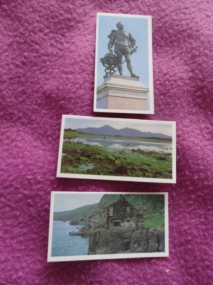 kaartjes Sir Francis Drake, Murlough Nature reserve, Lost vi, Verzamelen, Foto's en Prenten, Gebruikt, Overige onderwerpen, 1960 tot 1980