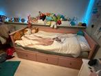 Ikea Hemnes bedbank roze, Huis en Inrichting, Slaapkamer | Bedden, Ophalen, Gebruikt, 80 cm, 200 cm
