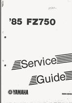 Yamaha FZ750 service guide (8021z), Verzenden, Yamaha