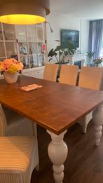 Eethoek 6 pers stoelen van Loom, Huis en Inrichting, Tafels | Eettafels, Ophalen, Gebruikt, 100 tot 150 cm, 200 cm of meer