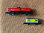 Twee Tankwagons - Texaco & AGIP Lina, Hobby en Vrije tijd, Modeltreinen | H0, Gebruikt, Gelijkstroom of Wisselstroom, Wagon, Analoog