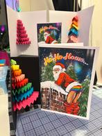 Handgemaakte Queer Kerstkaarten – Uniek & Vrolijk 🎄🌈, Ophalen of Verzenden, Nieuw, Bakvorm