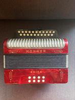 Hohner Erica - Accordeon met knoppen - C/F - In top staat, Ophalen, Met riemen, Zo goed als nieuw, Knopaccordeon