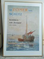Affiche in lijst. De zomer van Schütz. Marie Tak Domburg, Antiek en Kunst, Ophalen of Verzenden