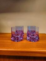 4x Murano Alexanderiet Neodymium Whiskyglazen Water Glazen, Antiek en Kunst, Antiek | Glas en Kristal, Ophalen of Verzenden