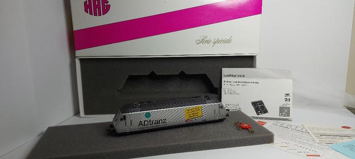 Hag 083 Re 4/4 460 "ADtanz", Hobby en Vrije tijd, Modeltreinen | H0, Zo goed als nieuw, Locomotief, Gelijkstroom, Overige merken