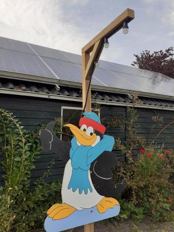 Pinguïn feestpalen straatversiering incl verlichting  beschikbaar voor biedingen