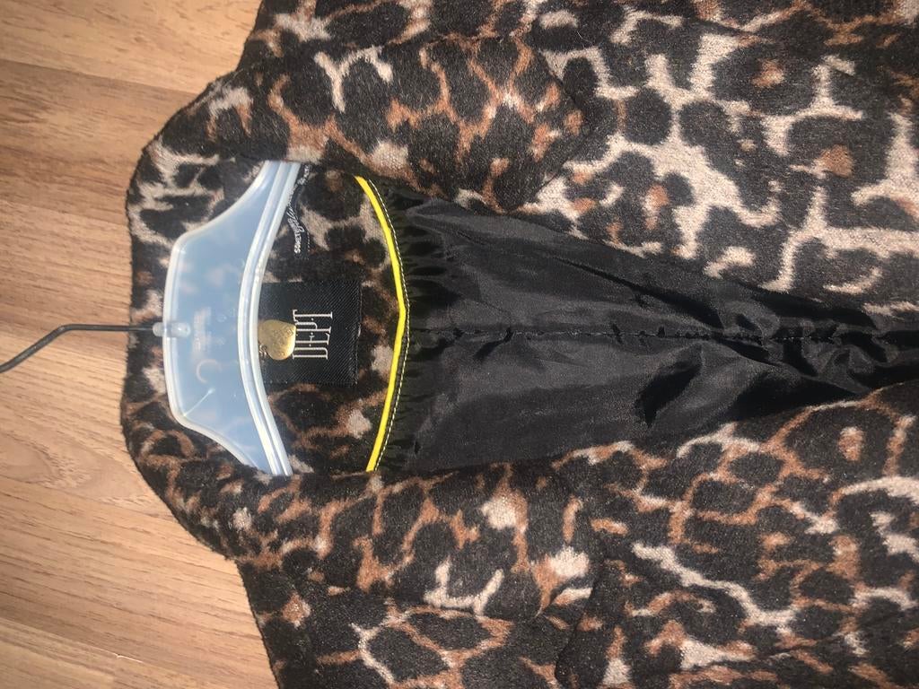 Dames dept mantel jas mt m panter motief, Ophalen of Verzenden, Nieuw, Maat 38/40 (M), Bruin