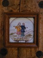 Tegel met Bijbelse afbeelding Luc 2:4, Antiek en Kunst, Antiek | Wandborden en Tegels, Ophalen of Verzenden