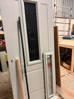 Nieuwe Voordeur 930x2040 LD met ijzeren rooster en draairaam, Ophalen, Nieuw, Buitendeur, 200 tot 215 cm