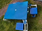 Picknicktafel - koffertafel - inklapbaar, Ophalen, Gebruikt, Campingtafel