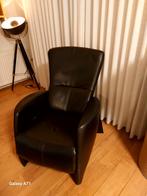 Leren relaxstoel, Ophalen, Zo goed als nieuw, Leer, 50 tot 75 cm