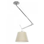 Artemide Tolomeo Sospensione Decentrata design plafondlamp, Ophalen of Verzenden, Metaal, Zo goed als nieuw, Artemide Tolomeo Sospensione Decentrata design plafondlamp