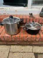10 liter pan., Huis en Inrichting, Keuken | Potten en Pannen, Ophalen, Gebruikt, Rvs, Pannenset