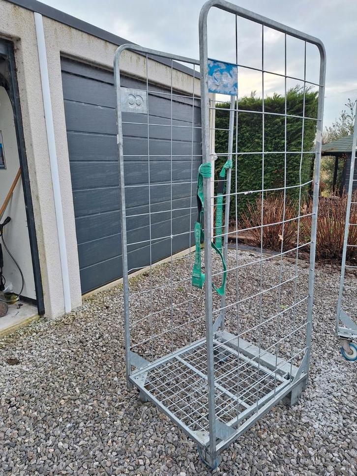 Nette transportkar / rolcontainer - meerdere beschikbaar, Doe-het-zelf en Verbouw, Transportwagens, Zo goed als nieuw, Transportkar