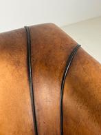 Schapenleren 3 zits bank Art Deco, Huis en Inrichting, Banken | Bankstellen, Ophalen of Verzenden, Zo goed als nieuw, 75 tot 100 cm