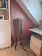Staande lamp, zwart met goud, Huis en Inrichting, Lampen | Hanglampen, Ophalen, 75 cm of meer