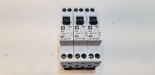 Odink & Koenderink Groepenkast Automaat B16 230V 2P (3x), Hobby en Vrije tijd, Elektronica-componenten, Gebruikt, Ophalen of Verzenden