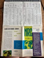NRC Wereldkaart 1961 – met statistieken en wereldoverzicht, Gelezen, NRC, Ophalen of Verzenden, Landkaart
