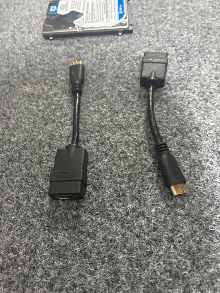 Mini HDMI naar HDMI Adapter / Verloopstuk, Audio, Tv en Foto, Audiokabels en Televisiekabels, Nieuw, HDMI-kabel, Minder dan 2 meter