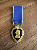 Purple Heart Medaille - Amerikaanse Militaria, Ophalen of Verzenden, Overige soorten, Amerika, Lintje, Medaille of Wings