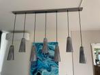 Moderne Hanglamp met 7 Lampen, Ophalen, Gebruikt, Glas, 75 cm of meer
