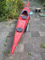 Kajak 5 meter voor 1 persoon. Incl. spatscherm en karretj, Watersport en Boten, Kano's, Ophalen, Gebruikt, Eén persoon, Met peddels