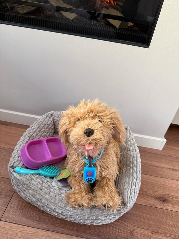 Moji interactieve hond, Kinderen en Baby's, Speelgoed | Knuffels en Pluche, Zo goed als nieuw, Hond, Ophalen