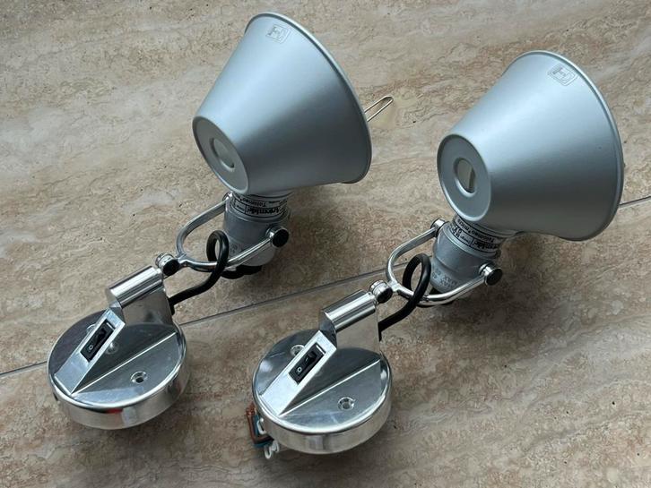 Mooie set ARTEMIDE Tolomeo Faretto Micro (2) 💡, Huis en Inrichting, Lampen | Wandlampen, Gebruikt, Metaal, Ophalen of Verzenden
