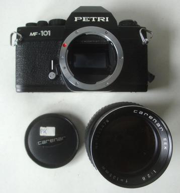 Petri MF- 101 analoog fototoestel, met Carenar EEK 1:2,8 135 beschikbaar voor biedingen