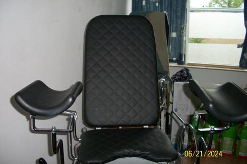 1 Gynaecologische stoel te koop, Huis en Inrichting, Stoelen, Eén, Leer, Zwart, Ophalen