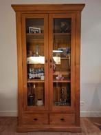 Teakhouten Buffetkast / Vitrinekast, Huis en Inrichting, Kasten | Vitrinekasten, Ophalen, Gebruikt, 100 tot 150 cm, Glas