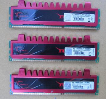 3 stuks 4GB G-Skill Ripjaws ddr3 game geheugen beschikbaar voor biedingen