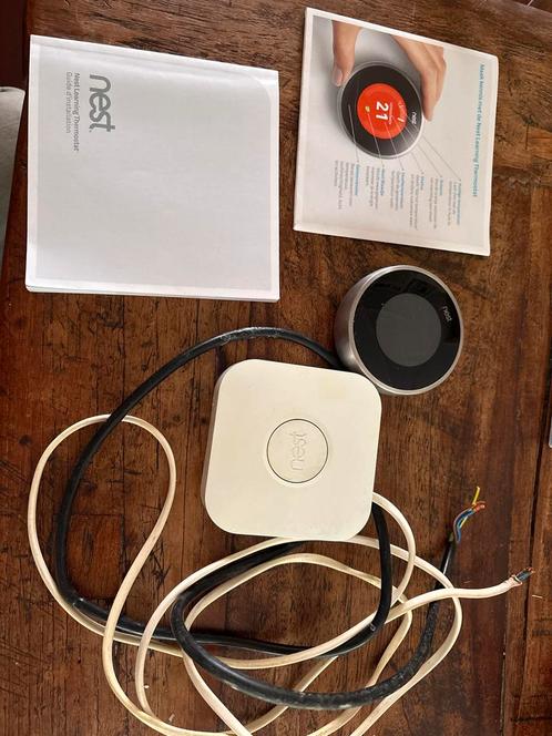 Nest Learning Thermostat 2e Generatie, Doe-het-zelf en Verbouw, Thermostaten, Gebruikt, Slimme thermostaat, Ophalen