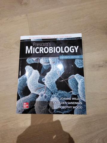 Prescott's Microbiology leerboek beschikbaar voor biedingen
