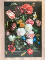 Glasschilderij/bloemenposter 80 x 120 cm Jan Davidsz de Heem, Ophalen, Overige typen, Zo goed als nieuw, 75 tot 100 cm