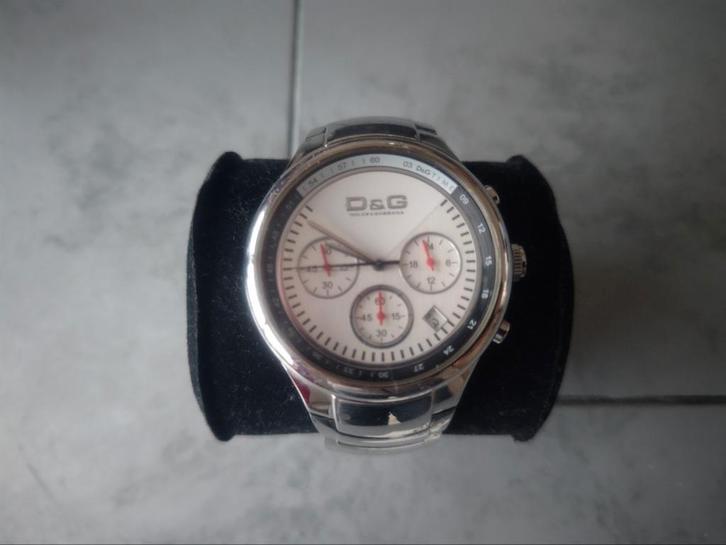 Dolce & Gabbana D&G DW0425 Jocelyn chrono, Sieraden, Tassen en Uiterlijk, Horloges | Dames, Zo goed als nieuw, Polshorloge, Dolce & Gabbana
