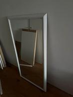 Grote spiegel wit, Huis en Inrichting, Woonaccessoires | Spiegels, Ophalen, Rechthoekig