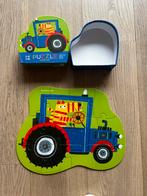 Crocodile creek puzzel tractor tijger, Ophalen, 10 tot 50 stukjes, Zo goed als nieuw
