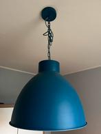 Hanglamp industrieel petrol/ blauw, Huis en Inrichting, Lampen | Hanglampen, Ophalen of Verzenden, Zo goed als nieuw