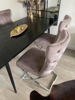 Zo goed als nieuw 4 stoelen en tafel, Huis en Inrichting, Ophalen, Zo goed als nieuw, 4 tot 6 stoelen