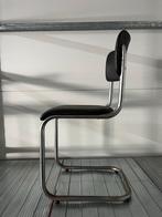 Tubax Buizenframe Sledestoel, Huis en Inrichting, Stoelen, Ophalen, Gebruikt, Zwart, Metaal