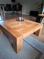 Eiken salontafel, Huis en Inrichting, Tafels | Salontafels, Ophalen, Gebruikt, 100 tot 150 cm, 50 tot 100 cm