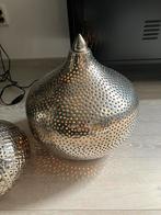 2 oosterse tafellampen, zilver., Ophalen of Verzenden, Zo goed als nieuw, Minder dan 50 cm